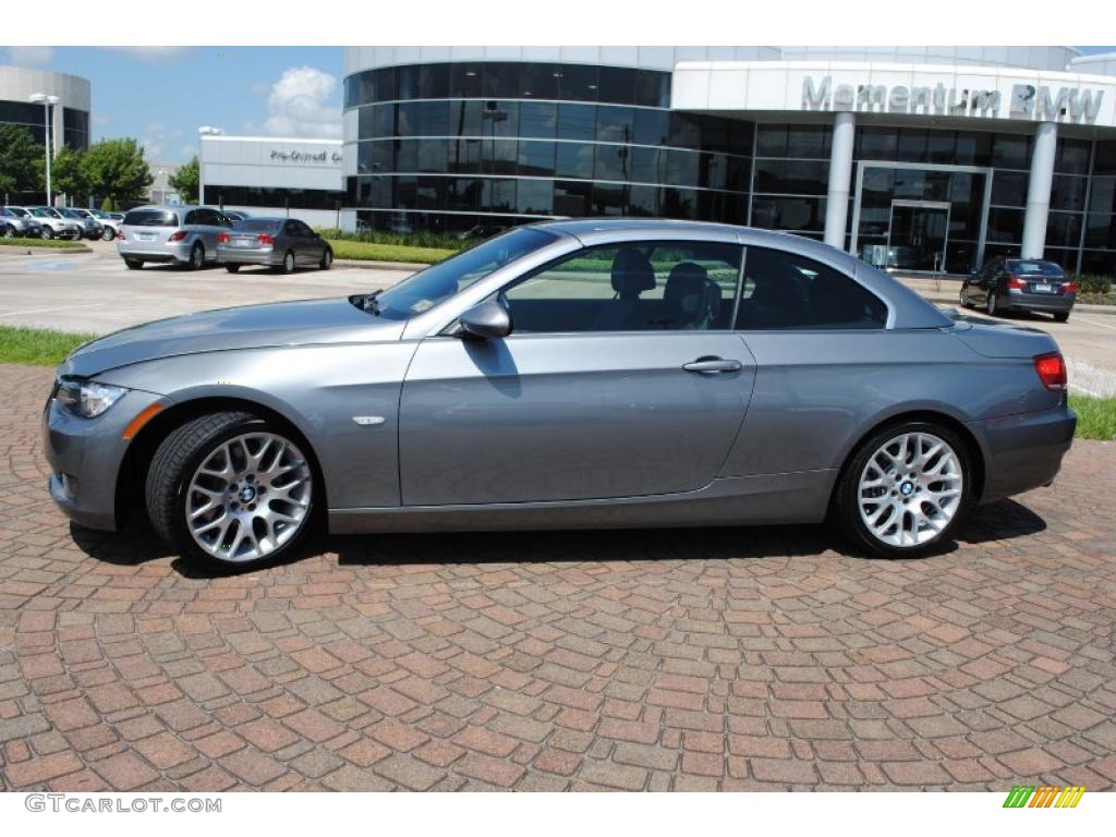 2009 3 Series 328i Convertible - Space Grey Metallic / Black photo #17