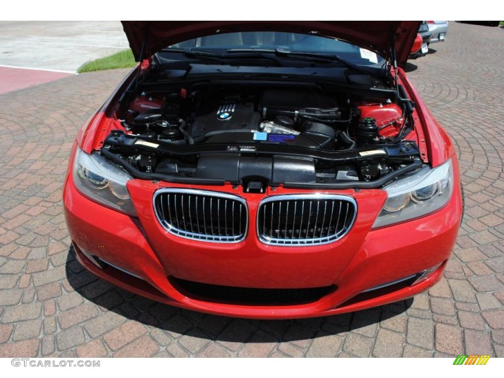 2009 3 Series 335i Sedan - Crimson Red / Beige photo #19