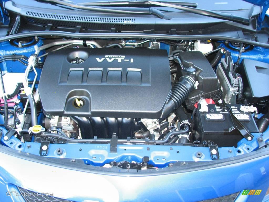 2009 Corolla S - Blue Streak Metallic / Dark Charcoal photo #12