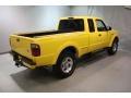 2001 Chrome Yellow Ford Ranger Edge SuperCab 4x4  photo #6