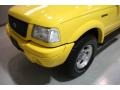 2001 Chrome Yellow Ford Ranger Edge SuperCab 4x4  photo #35