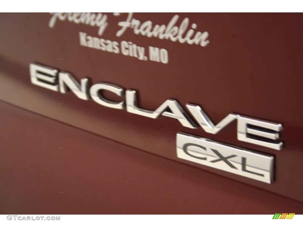 2010 Enclave CXL - Red Jewel Tintcoat / Titanium/Dark Titanium photo #47