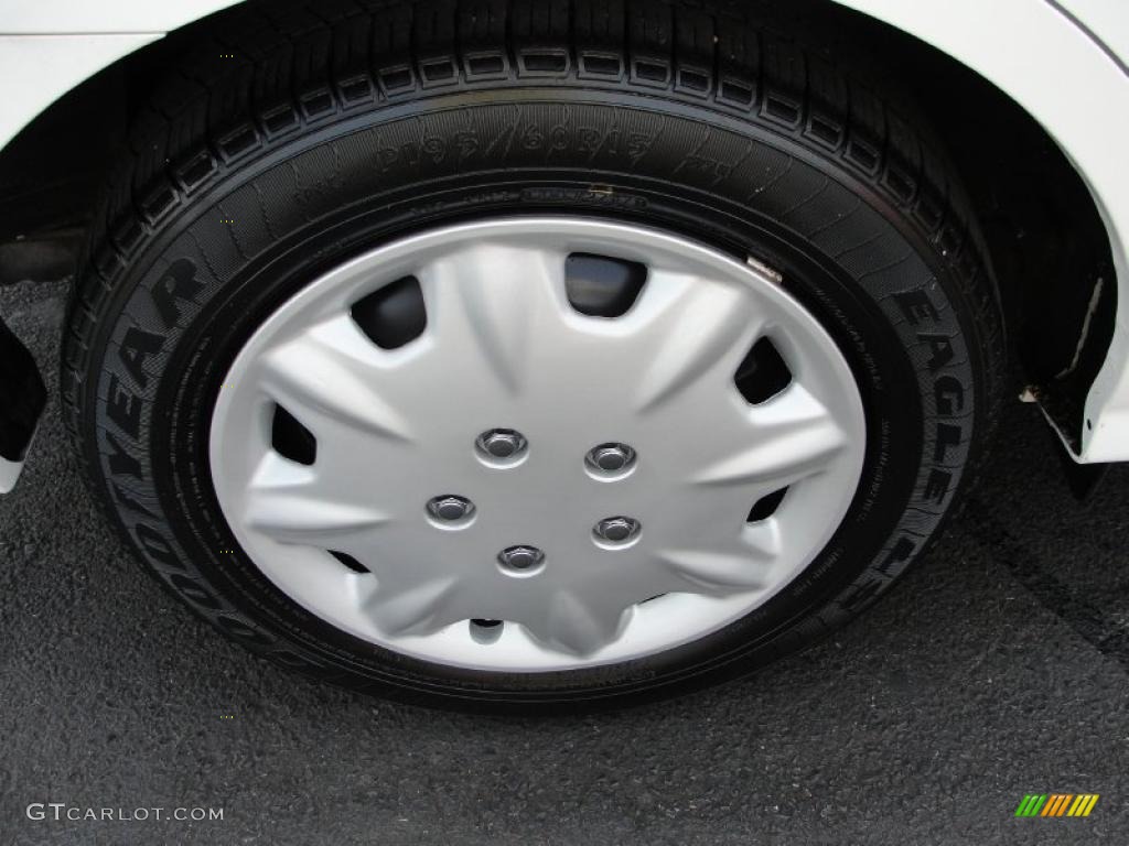 2008 Spectra EX Sedan - White / Gray photo #13