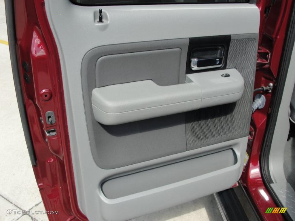 2006 F150 XLT SuperCrew - Dark Toreador Red Metallic / Medium/Dark Flint photo #27