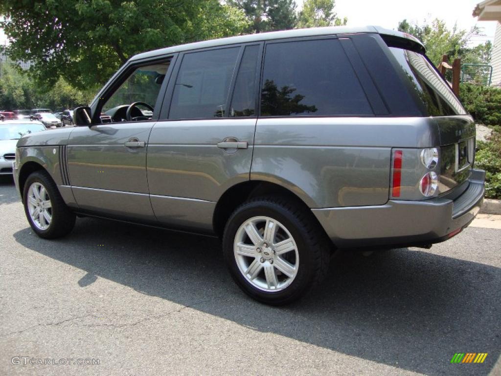 2008 Range Rover V8 HSE - Stornoway Grey Metallic / Jet Black photo #2