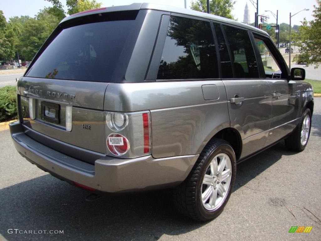 2008 Range Rover V8 HSE - Stornoway Grey Metallic / Jet Black photo #9