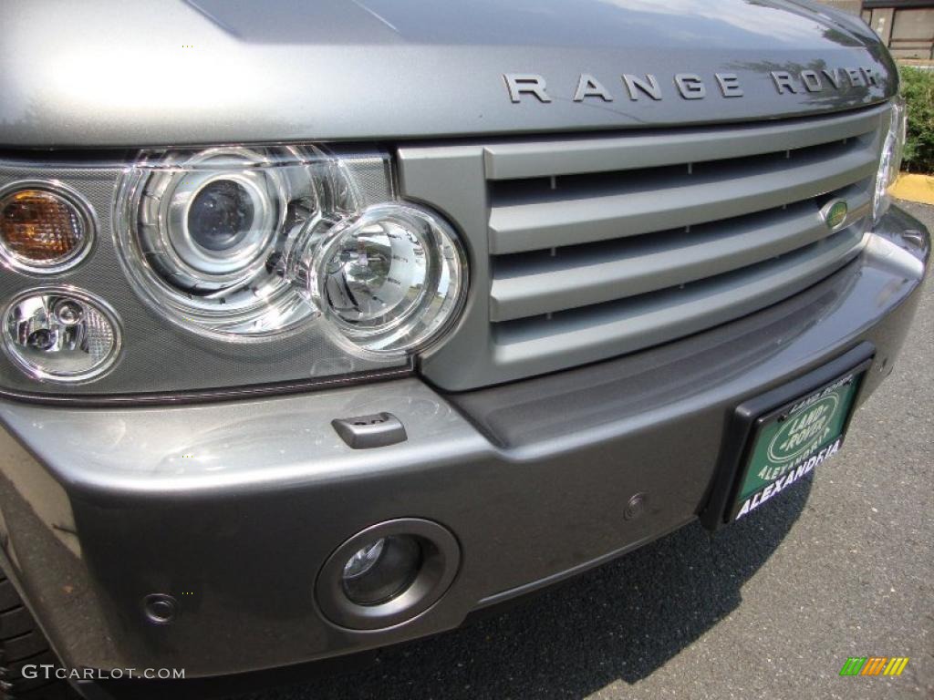 2008 Range Rover V8 HSE - Stornoway Grey Metallic / Jet Black photo #11