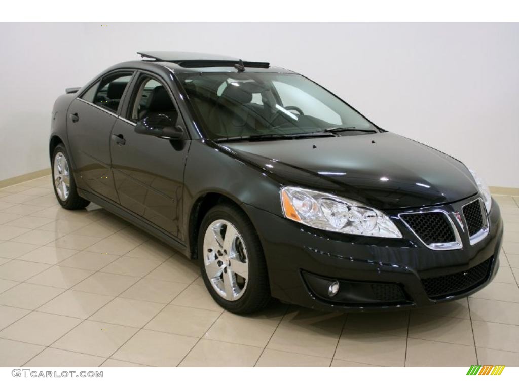 2010 G6 GT Sedan - Carbon Black Metallic / Ebony photo #1