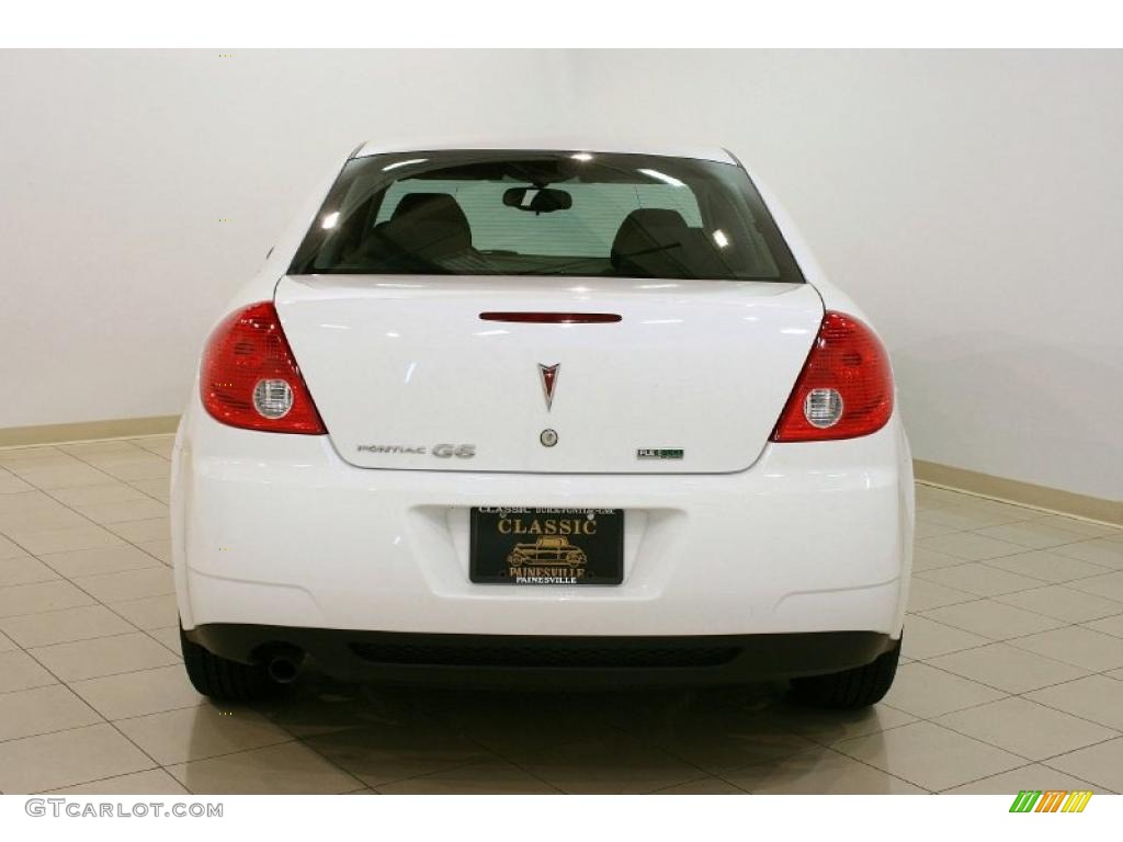 2010 G6 Sedan - Summit White / Ebony photo #6