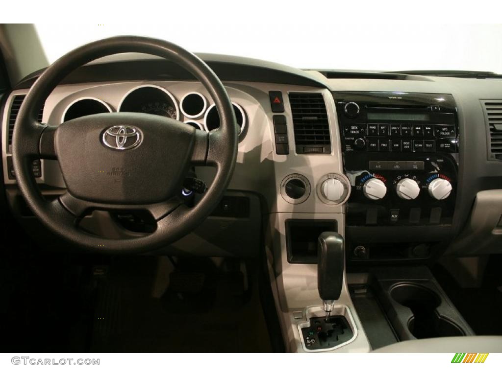 2008 Tundra Double Cab 4x4 - Slate Gray Metallic / Graphite Gray photo #19