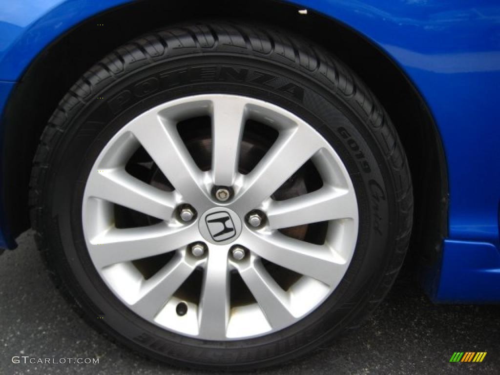 2004 Civic Si Coupe - Fiji Blue Pearl / Black photo #9