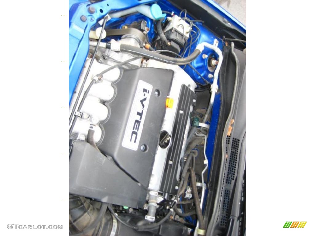 2004 Civic Si Coupe - Fiji Blue Pearl / Black photo #10