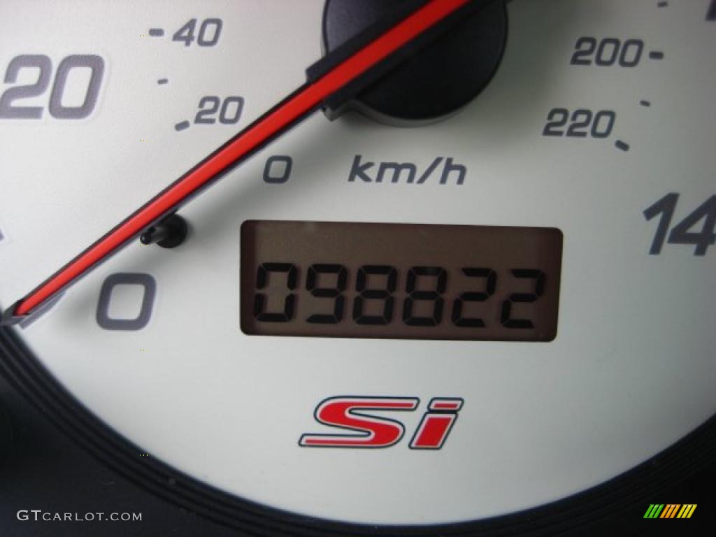 2004 Civic Si Coupe - Fiji Blue Pearl / Black photo #19