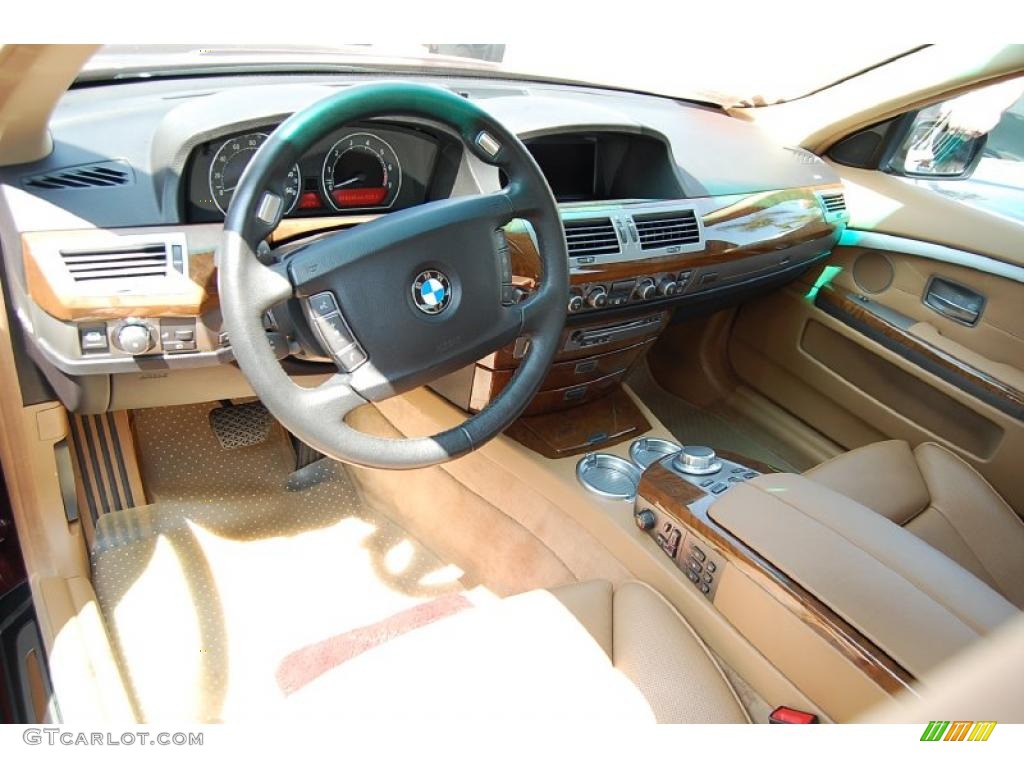 2006 7 Series 750Li Sedan - Barbera Red Metallic / Dark Beige/Beige III photo #3