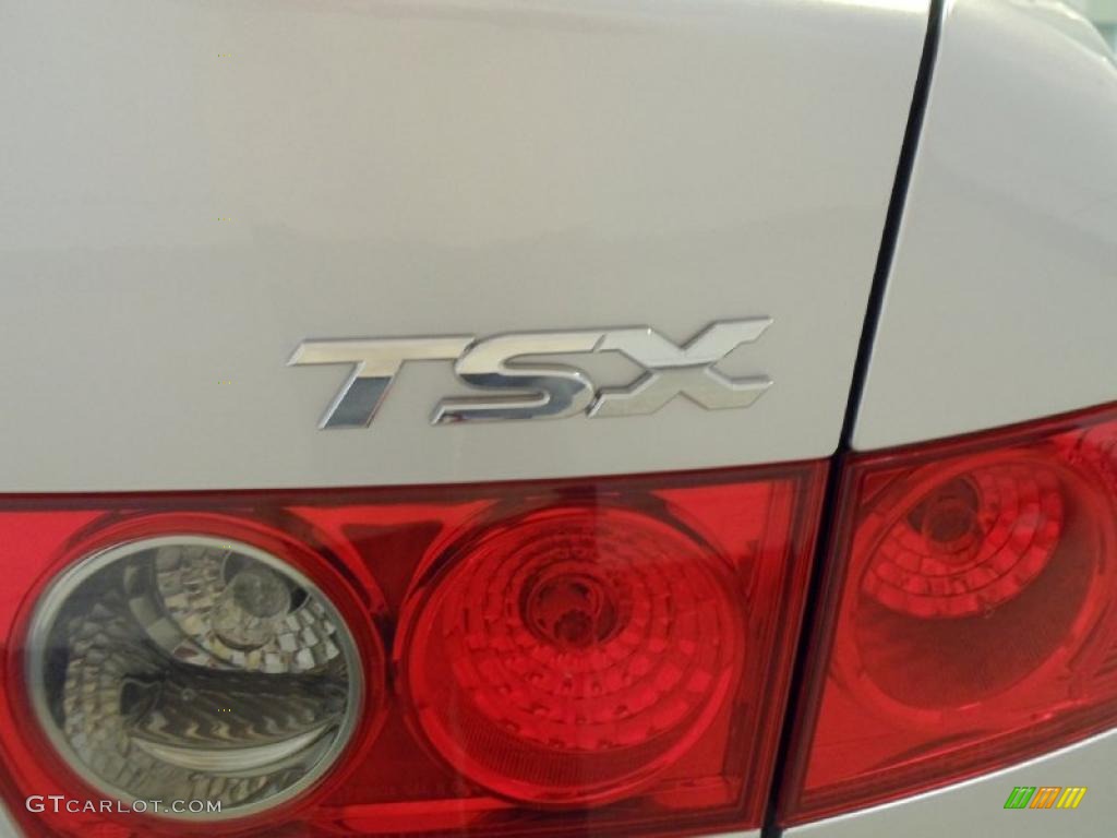 2008 TSX Sedan - Alabaster Silver Metallic / Ebony photo #6