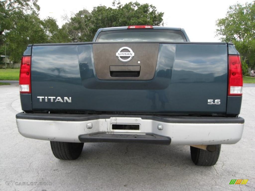 2006 Titan XE King Cab - Deep Water Blue / Steel Gray photo #13