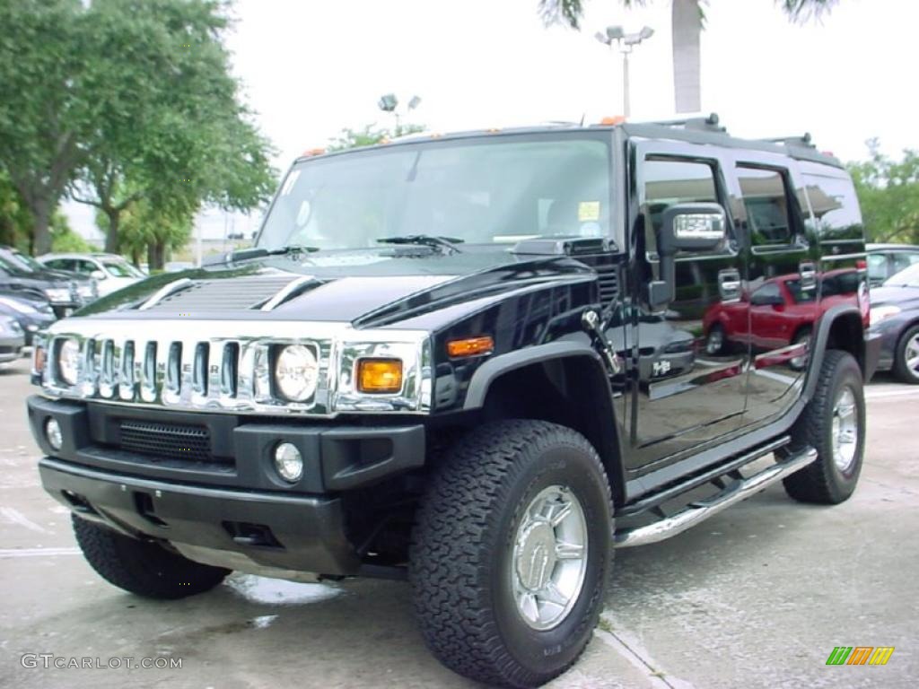 2007 H2 SUV - Black / Ebony Black photo #13