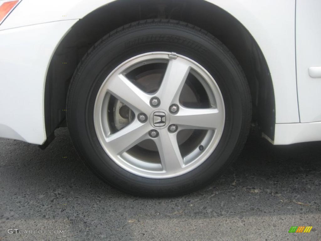 2005 Accord EX-L Sedan - Taffeta White / Ivory photo #24