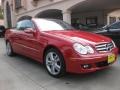 2008 Mars Red Mercedes-Benz CLK 350 Cabriolet  photo #3