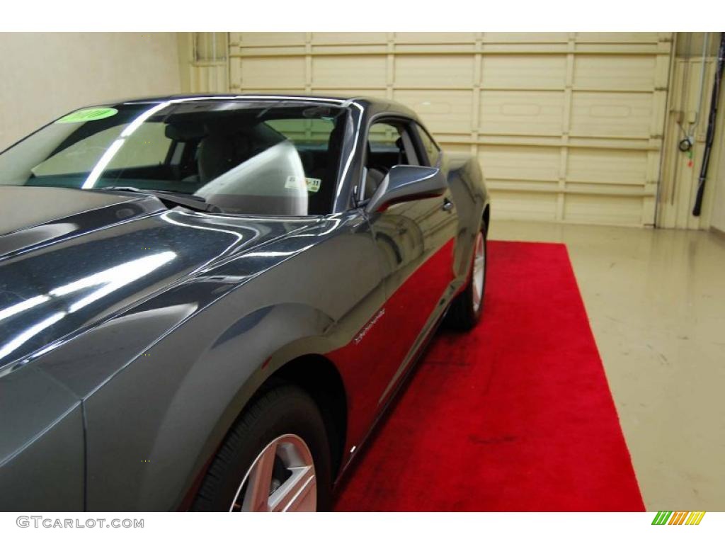 2010 Camaro LT Coupe - Cyber Gray Metallic / Gray photo #12