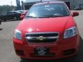 2010 Victory Red Chevrolet Aveo LT Sedan  photo #2