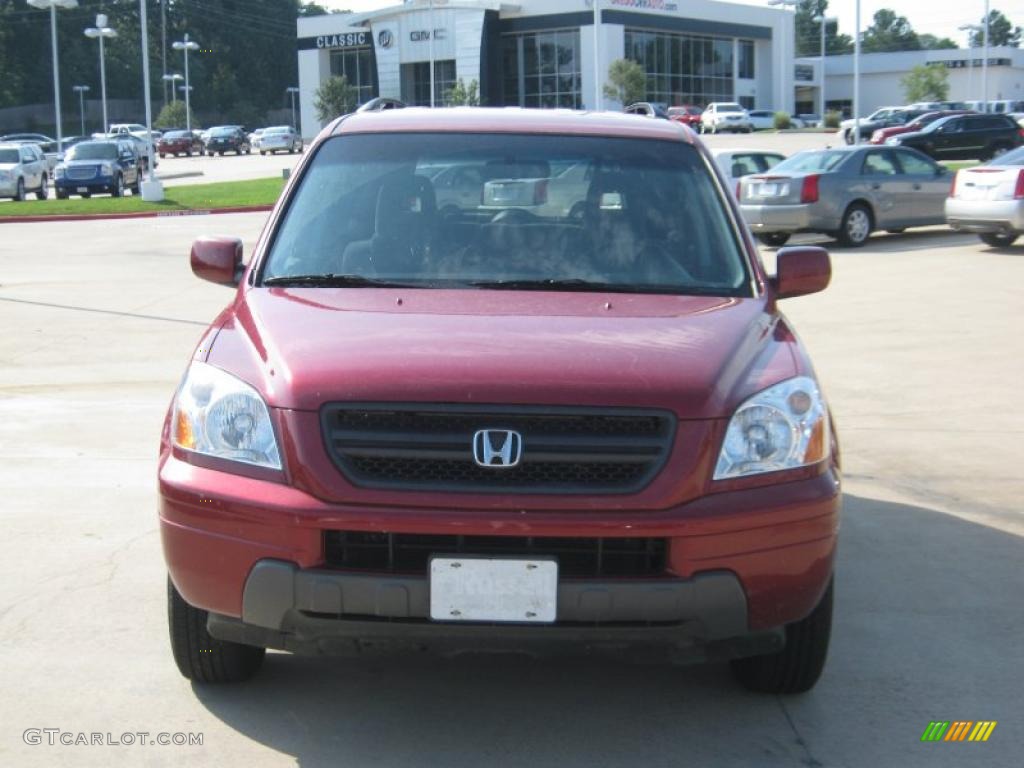 2003 Pilot EX 4WD - Redrock Pearl / Gray photo #8