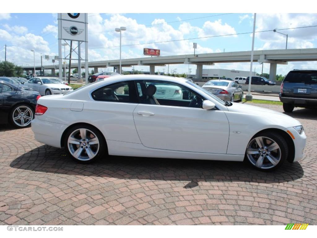 2007 3 Series 335i Coupe - Alpine White / Saddle Brown/Black photo #6