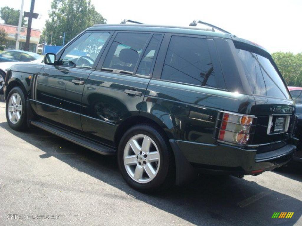 2004 Range Rover HSE - Epsom Green Metallic / Sand/Jet Black photo #2