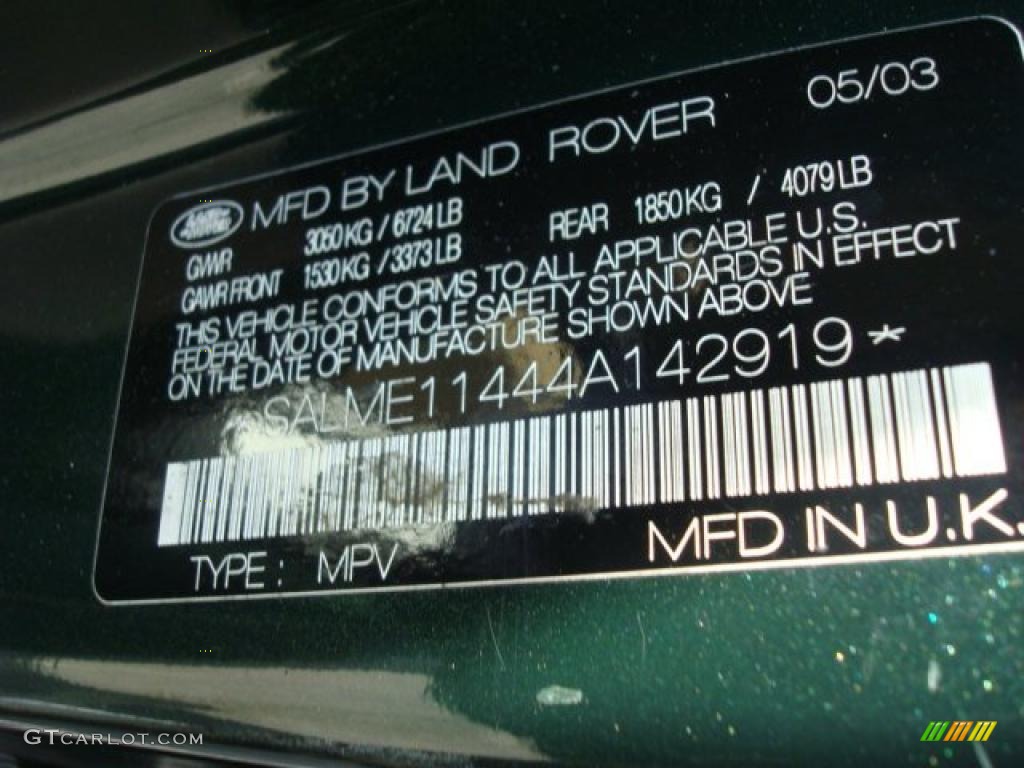 2004 Range Rover HSE - Epsom Green Metallic / Sand/Jet Black photo #34