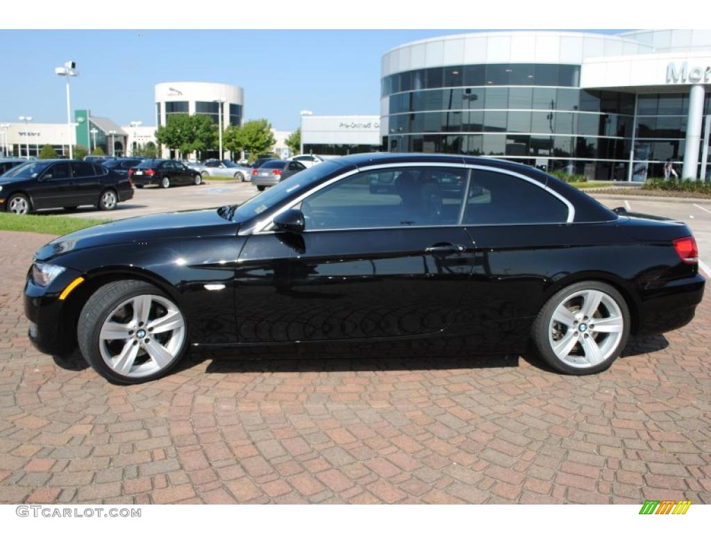 2008 3 Series 335i Convertible - Jet Black / Black photo #17