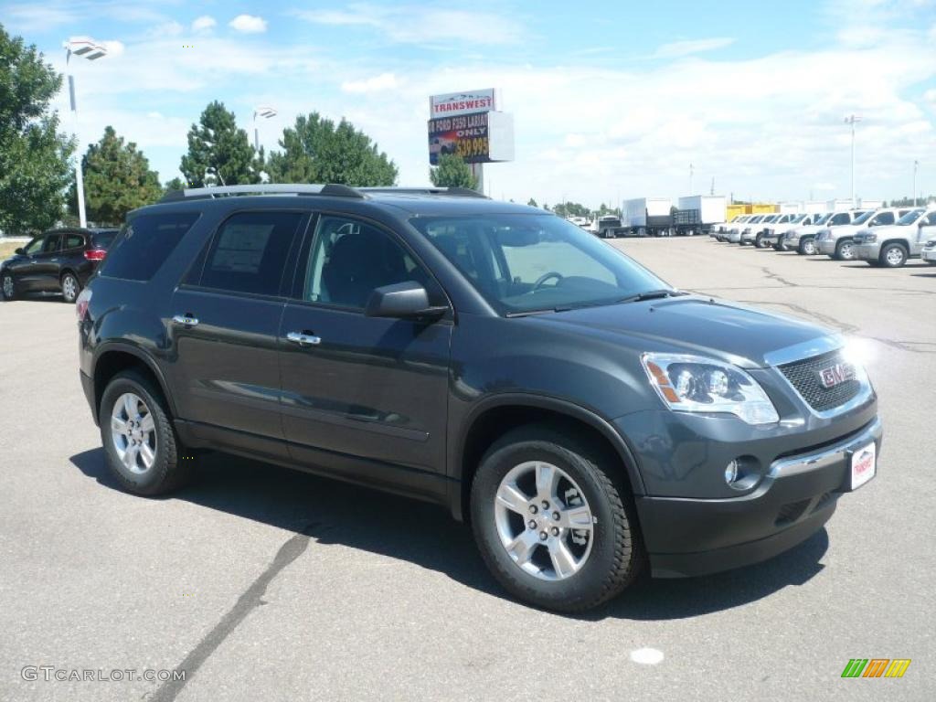 2011 Acadia SLE AWD - Cyber Gray Metallic / Ebony photo #1