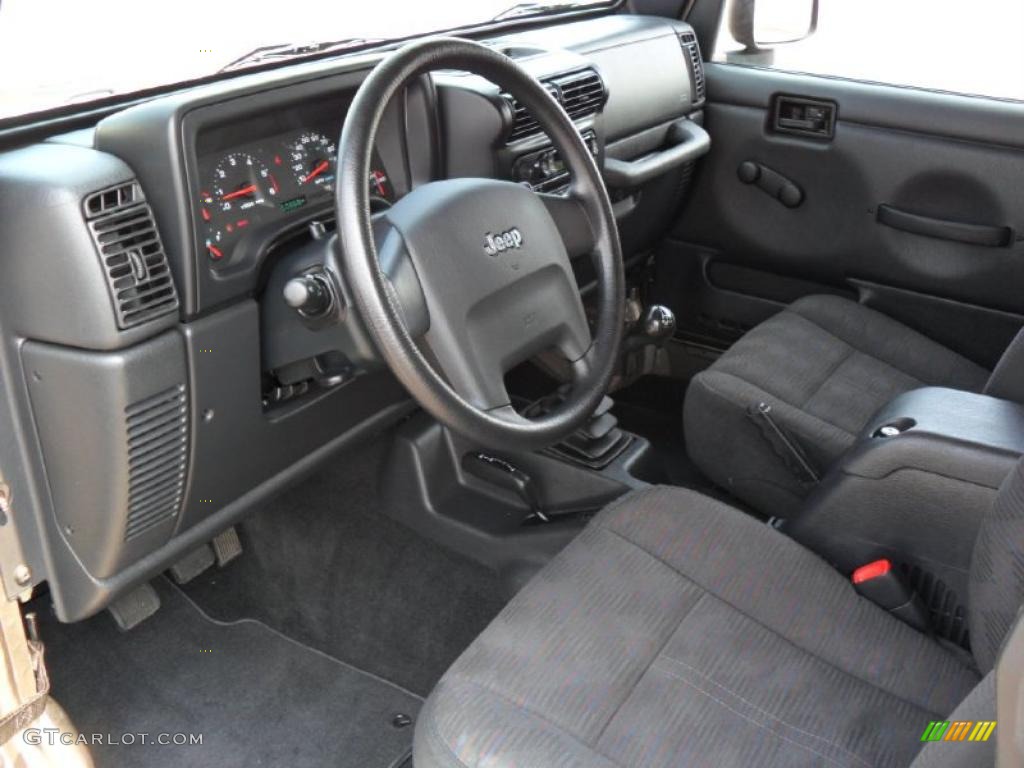 2004 Wrangler Rubicon 4x4 - Light Khaki Metallic / Dark Slate Gray photo #25
