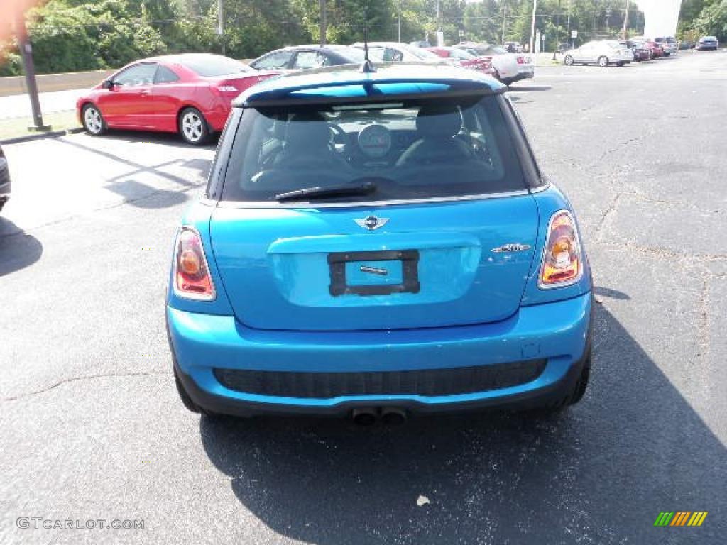 2009 Cooper John Cooper Works Hardtop - Laser Blue Metallic / Black/Grey photo #3