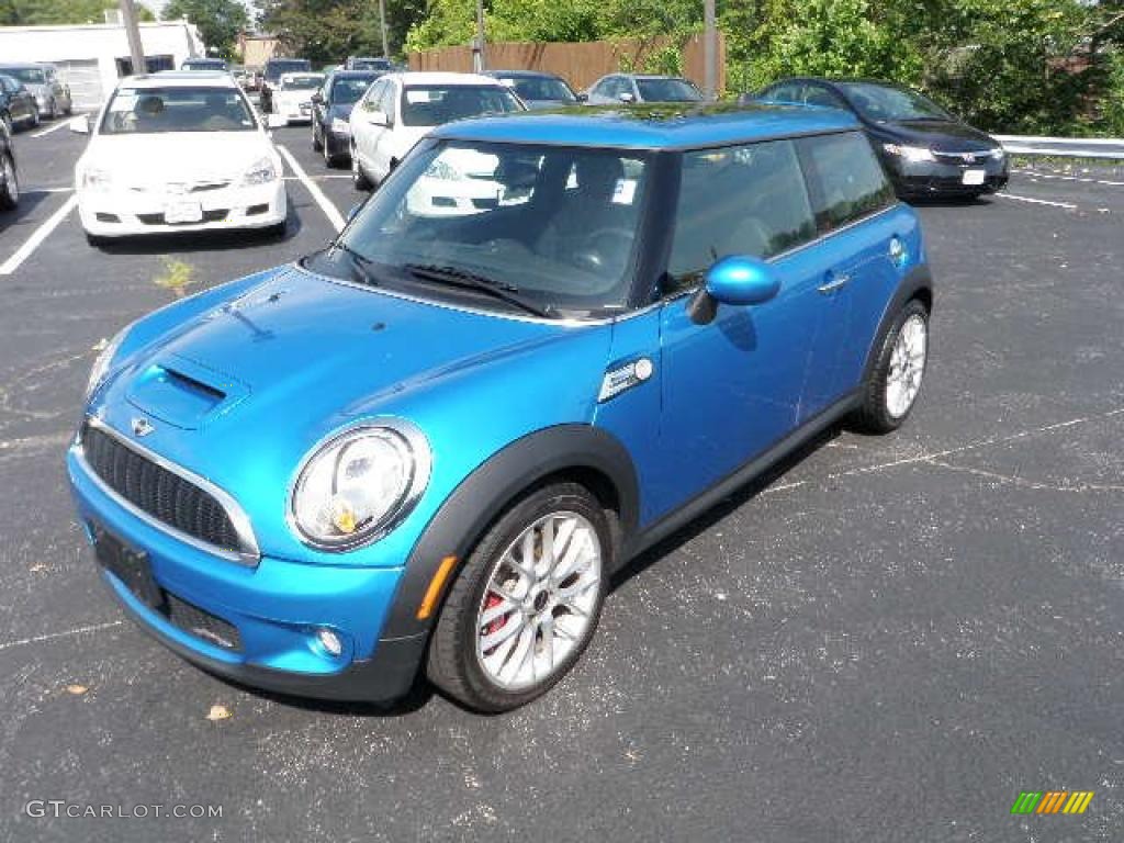 Laser Blue Metallic 2009 Mini Cooper John Cooper Works Hardtop Exterior Photo #34468629