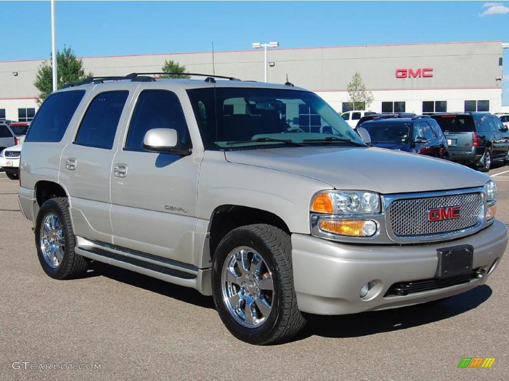 2004 Yukon Denali AWD - Silver Birch Metallic / Sandstone photo #1