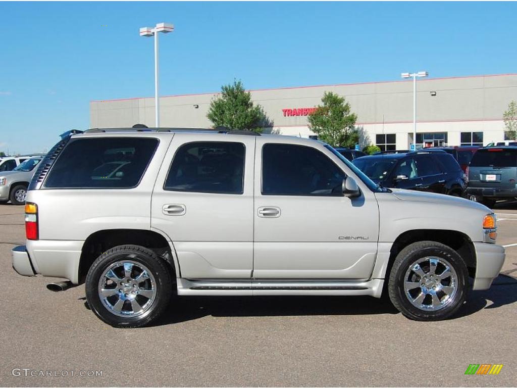 2004 Yukon Denali AWD - Silver Birch Metallic / Sandstone photo #8