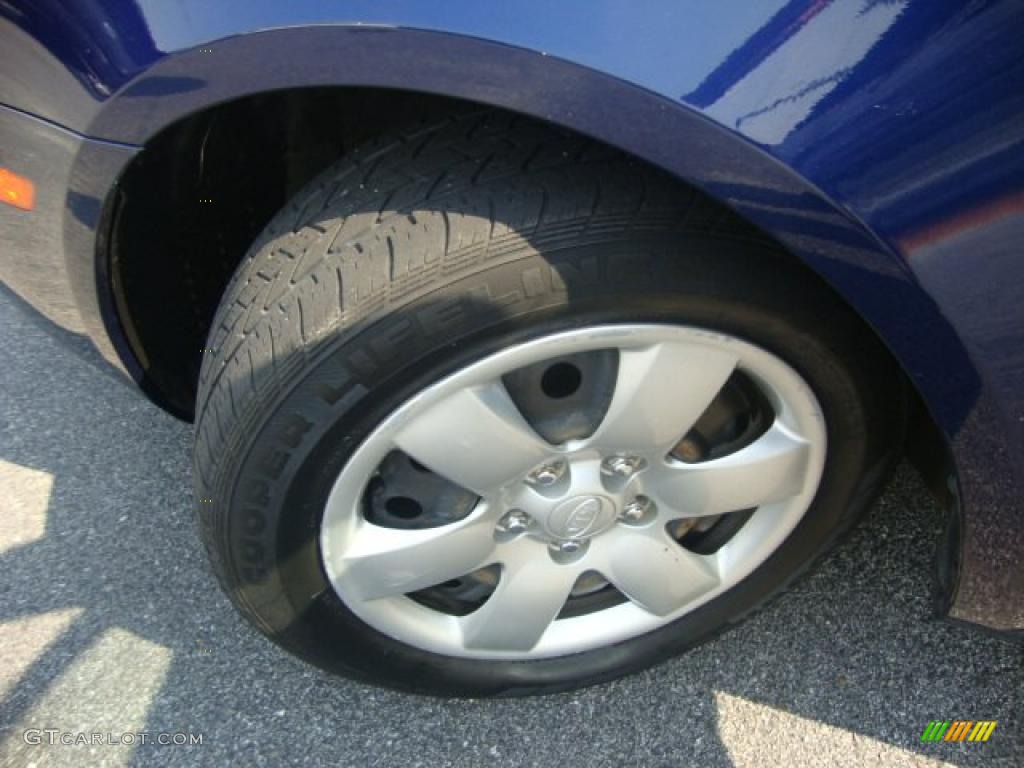 2008 Optima LX - Deep Ocean Blue / Gray photo #16
