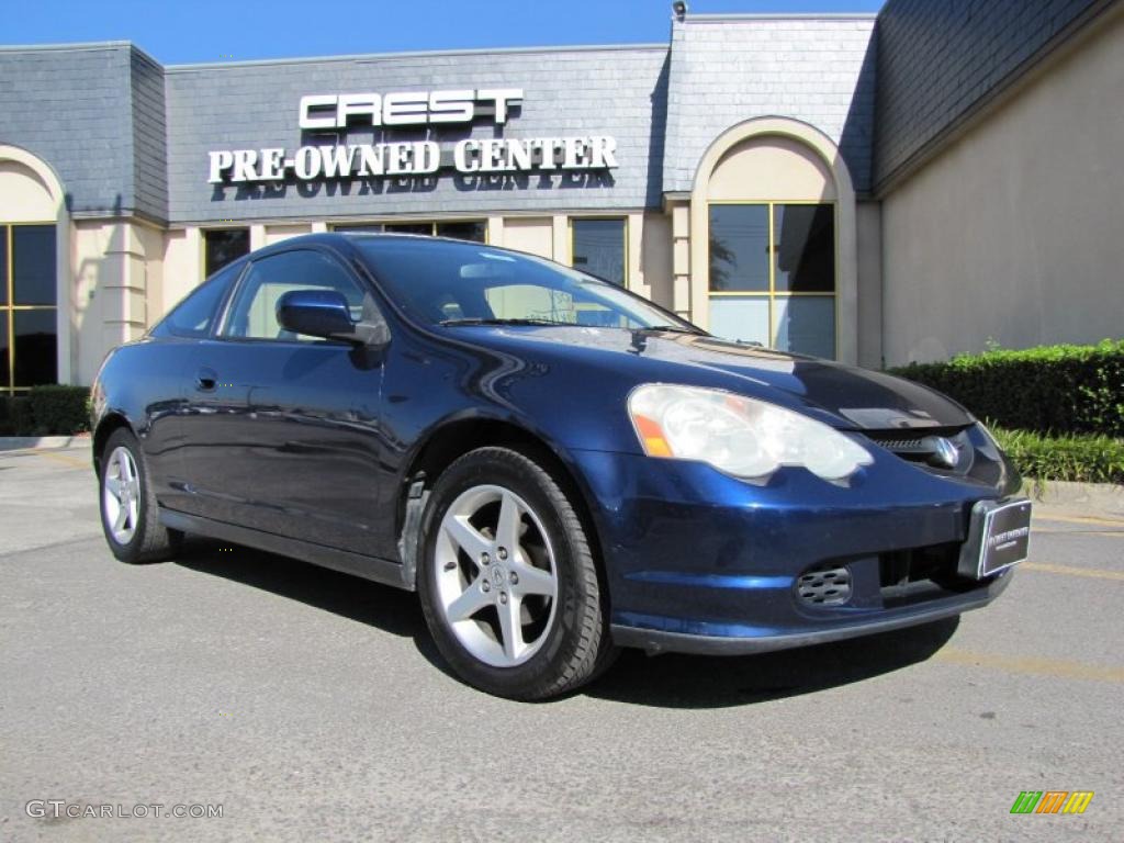 2002 RSX Sports Coupe - Eternal Blue Pearl / Ebony Black photo #1