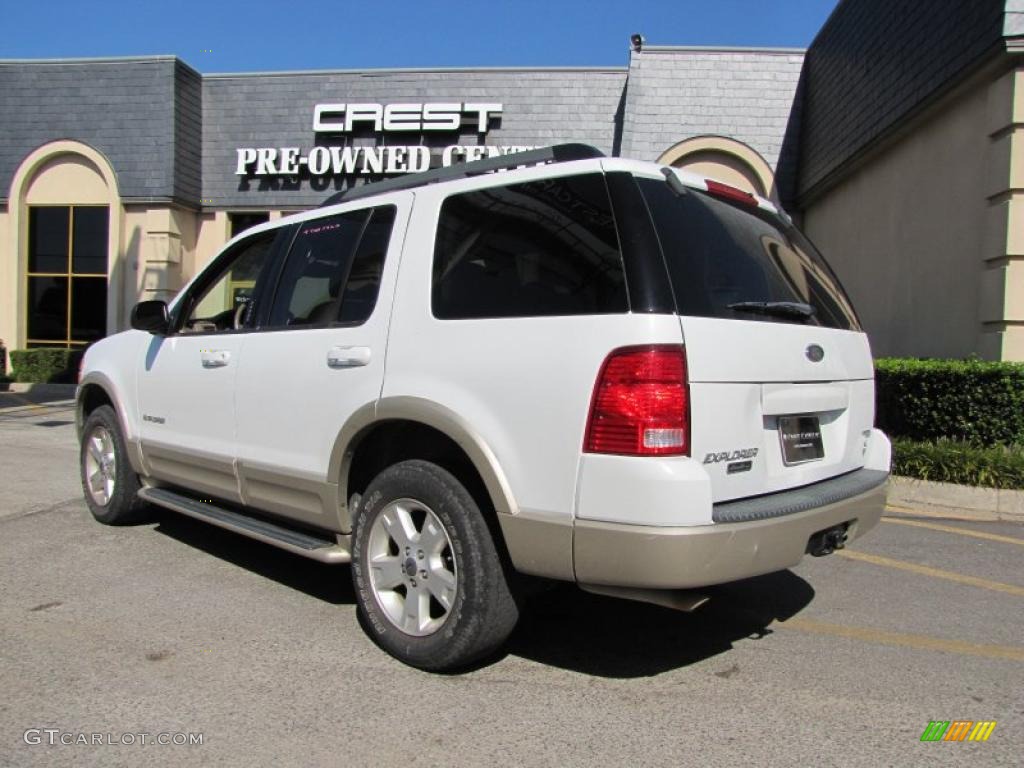 2005 Explorer Eddie Bauer 4x4 - Oxford White / Medium Parchment photo #5