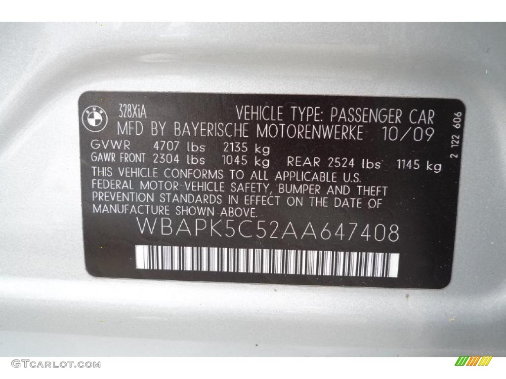 2010 3 Series 328i xDrive Sedan - Titanium Silver Metallic / Black photo #50
