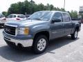 2010 Stealth Gray Metallic GMC Sierra 1500 SLT Crew Cab  photo #4