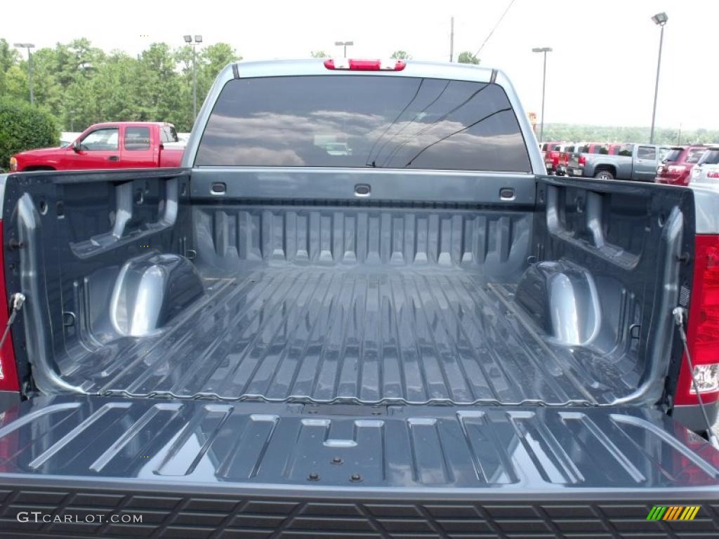 2010 Sierra 1500 SLT Crew Cab - Stealth Gray Metallic / Ebony photo #15