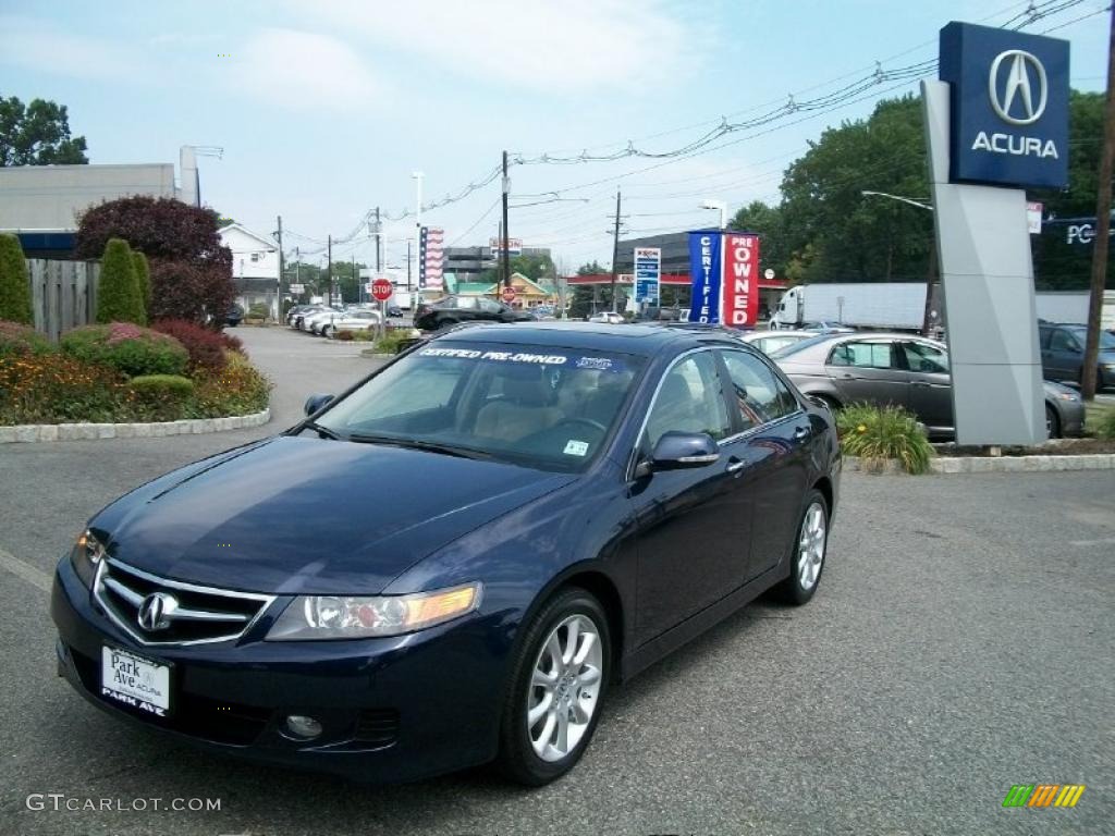 2008 TSX Sedan - Royal Blue Pearl / Parchment photo #1