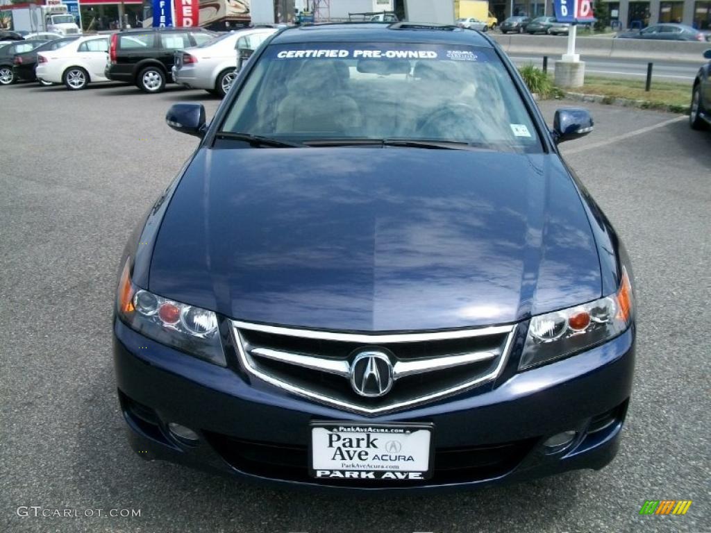 2008 TSX Sedan - Royal Blue Pearl / Parchment photo #2