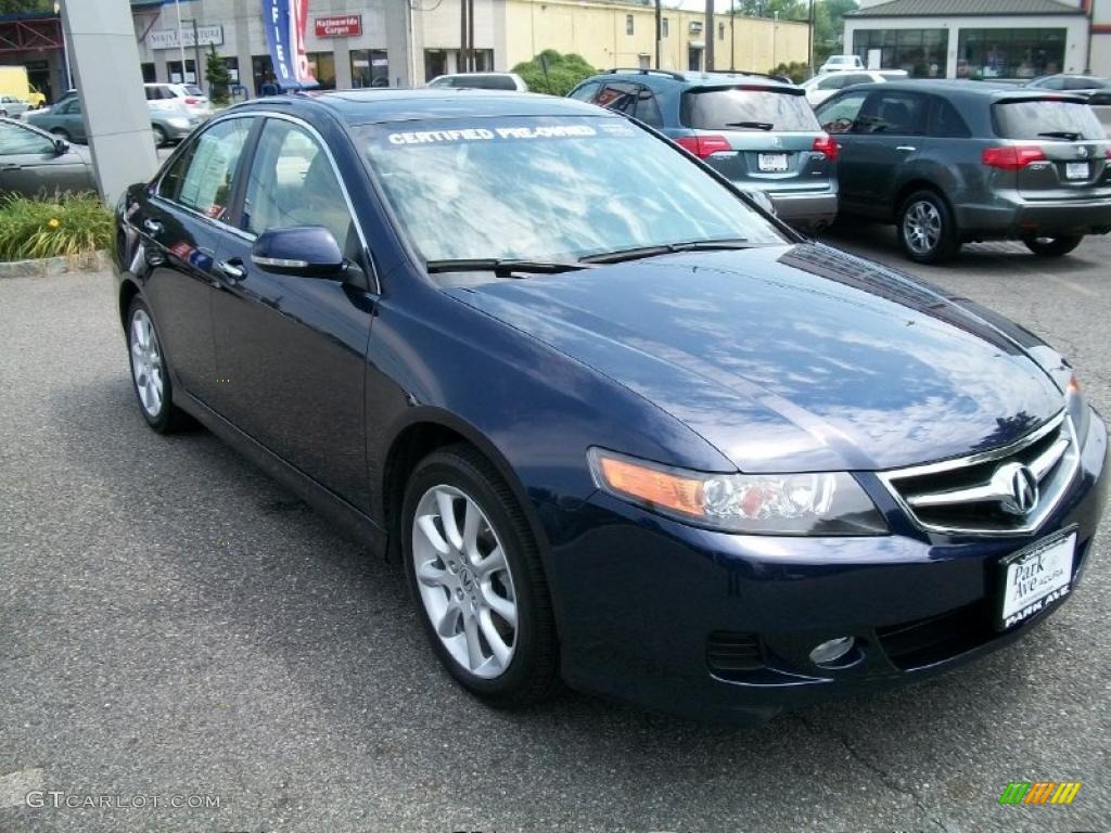 2008 TSX Sedan - Royal Blue Pearl / Parchment photo #3