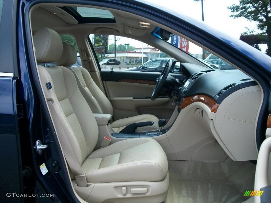 2008 TSX Sedan - Royal Blue Pearl / Parchment photo #27