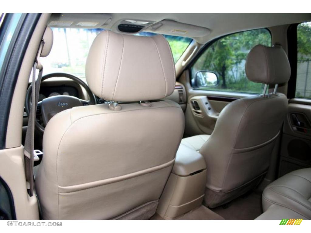 2004 Grand Cherokee Limited 4x4 - Onyx Green Pearl / Taupe photo #47