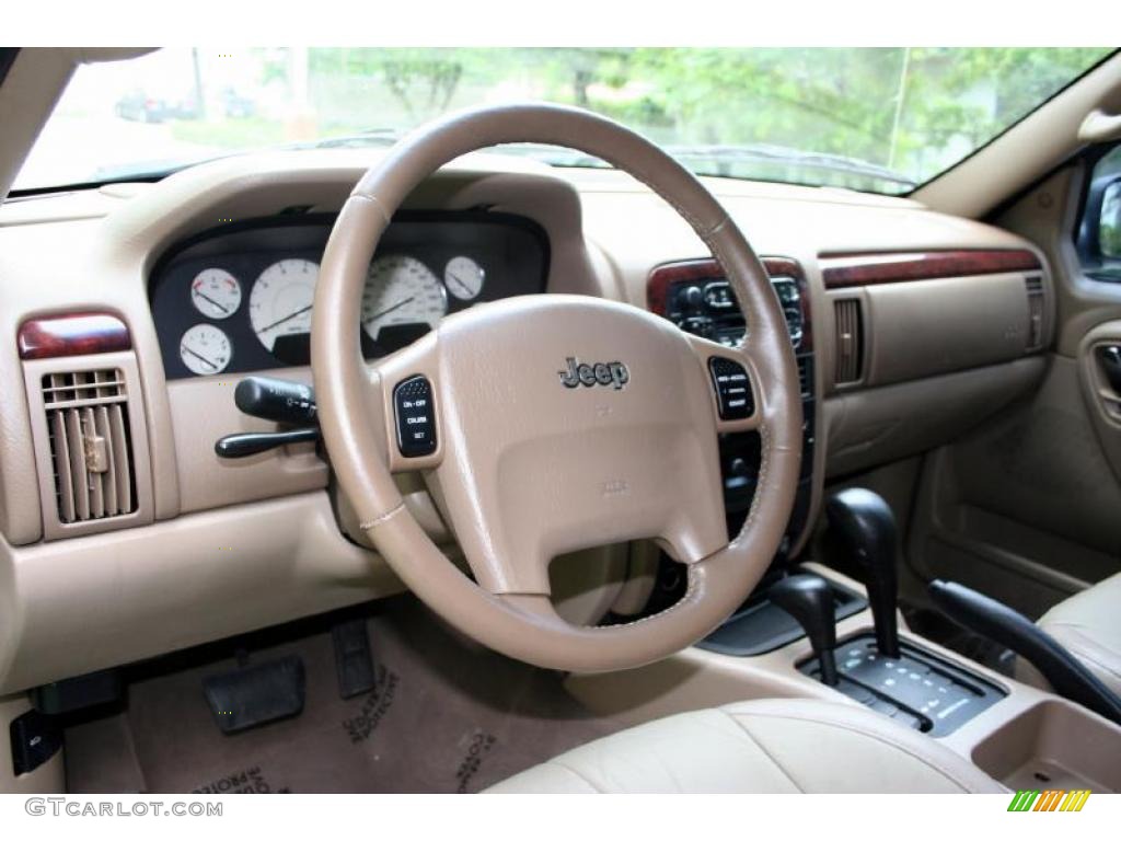 2004 Grand Cherokee Limited 4x4 - Onyx Green Pearl / Taupe photo #61