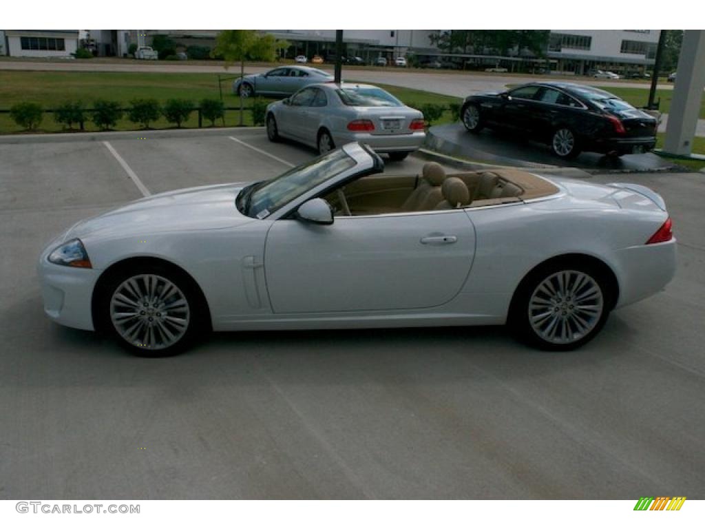 2011 XK XK Convertible - Polaris White / Caramel/Caramel photo #8