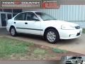 1999 Taffeta White Honda Civic LX Sedan  photo #1